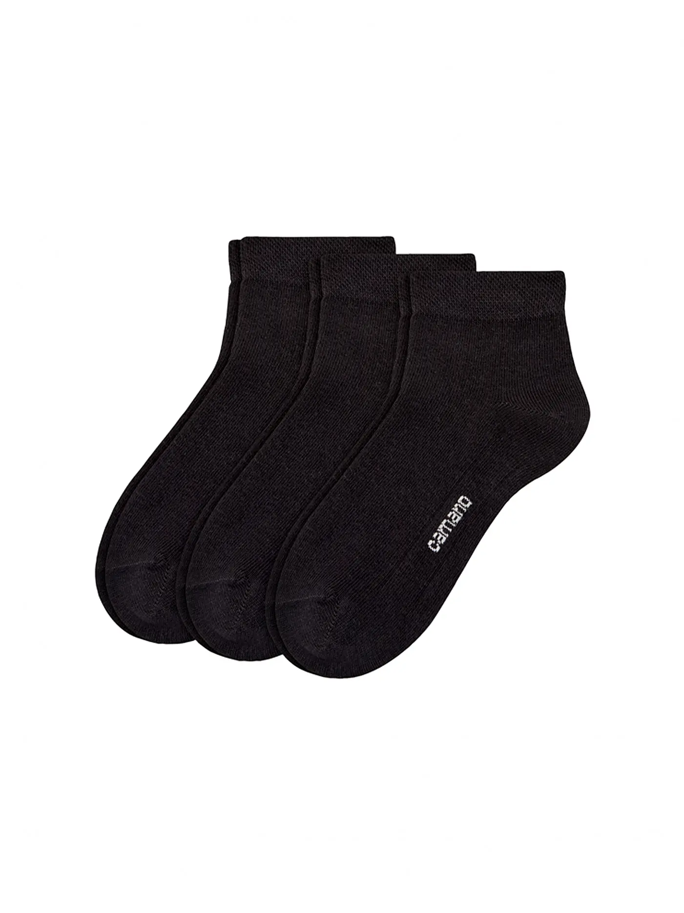 CAMANO | Kinder Kurzsocken CA-Soft Quarter 3er Pkg. | 